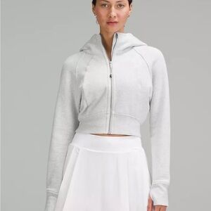 Lululemon Cropped Full-Zip Scuba Hoodie